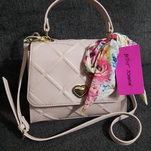 Betsey Johnson top handle crossbody